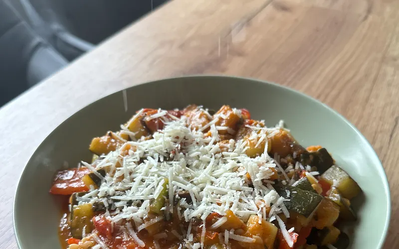 Roasted Vegetable Ratatouille with Gnocchi