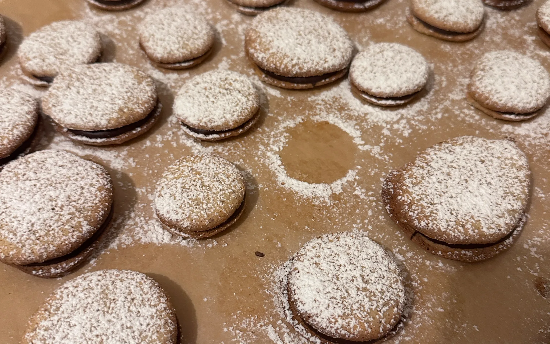 Chocolate Nut Meringue Clusters